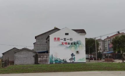 宝应新农村墙绘